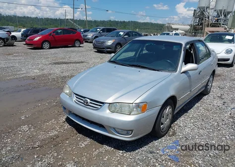2002 Toyota Corolla S from USA, damaged, VIN 2T1BR12E42C583937